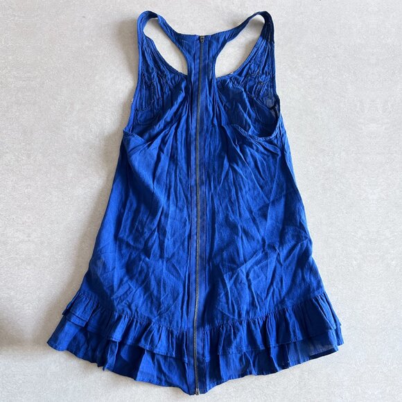 Free People Heavy Metal Top Tank in Cobalt ASO Alex Russo / Tori Vega FLAWED - Picture 6 of 12
